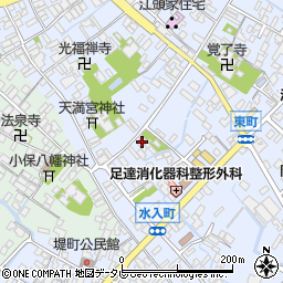 福岡県大川市榎津817周辺の地図