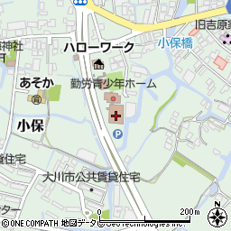 大川市役所　消費生活相談窓口周辺の地図