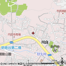 佐賀県武雄市川良周辺の地図