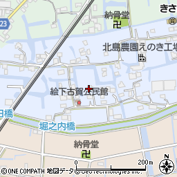 福岡県三潴郡大木町絵下古賀335周辺の地図