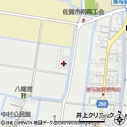佐賀県佐賀市中村599周辺の地図
