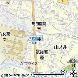 九州スズキ販売スズキアリーナ羽犬塚周辺の地図
