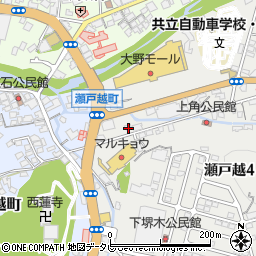 古賀綿店周辺の地図
