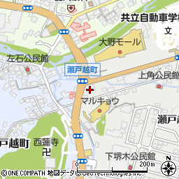 十八親和銀行大野中央支店周辺の地図