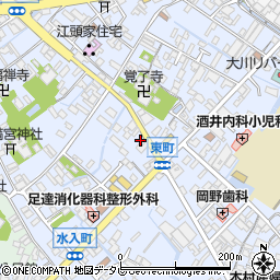 福岡県大川市榎津320周辺の地図