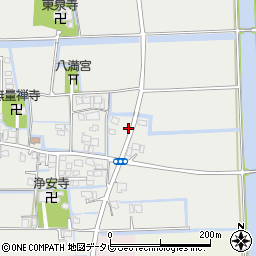佐賀県佐賀市川副町大字西古賀702周辺の地図