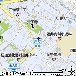 福岡県大川市榎津317-11周辺の地図