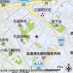 福岡県大川市榎津794周辺の地図