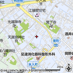 福岡県大川市榎津830周辺の地図