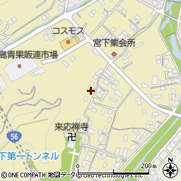 愛媛県宇和島市宮下甲-1077周辺の地図