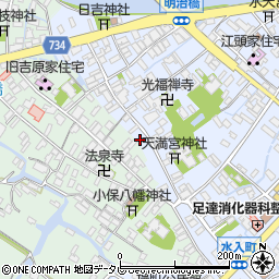 福岡県大川市榎津535周辺の地図