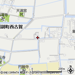 佐賀県佐賀市川副町大字西古賀863周辺の地図