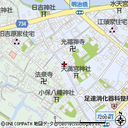 福岡県大川市榎津532周辺の地図