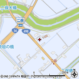 佐賀県武雄市橘町大字片白425-1周辺の地図
