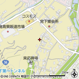 愛媛県宇和島市宮下1073-1周辺の地図
