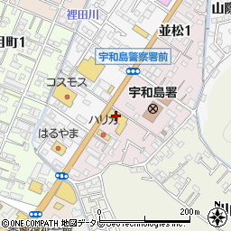 西日本三菱宇和島店周辺の地図