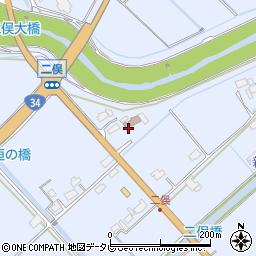 佐賀県武雄市橘町大字片白346周辺の地図