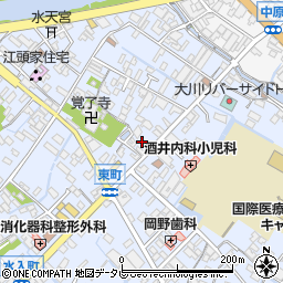 福岡県大川市榎津252周辺の地図