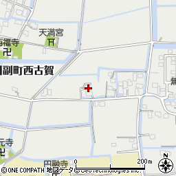 佐賀県佐賀市川副町大字西古賀861周辺の地図