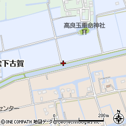 福岡県三潴郡大木町絵下古賀110周辺の地図