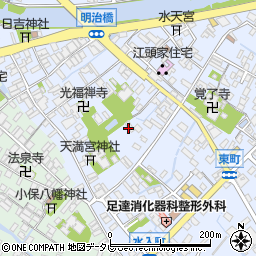 福岡県大川市榎津797周辺の地図