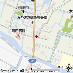 福岡県大川市大橋13周辺の地図