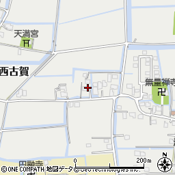 佐賀県佐賀市川副町大字西古賀846周辺の地図