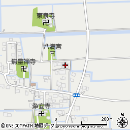 佐賀県佐賀市川副町大字西古賀710周辺の地図