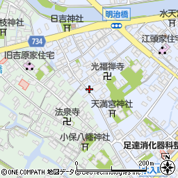 福岡県大川市榎津538-10周辺の地図