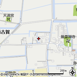 佐賀県佐賀市川副町大字西古賀838周辺の地図
