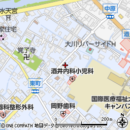 大川スポーツ店周辺の地図
