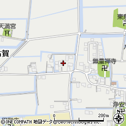 佐賀県佐賀市川副町大字西古賀836周辺の地図