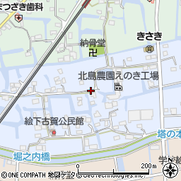 福岡県三潴郡大木町絵下古賀245周辺の地図