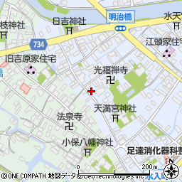 福岡県大川市榎津538周辺の地図