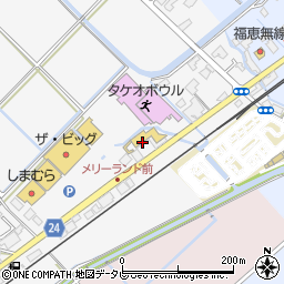 佐賀トヨタ自動車武雄店周辺の地図