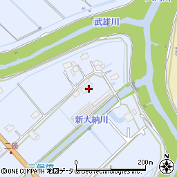 佐賀県武雄市橘町大字片白272周辺の地図