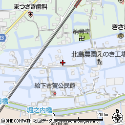 福岡県三潴郡大木町絵下古賀3057周辺の地図