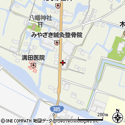 福岡県大川市大橋12周辺の地図
