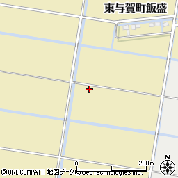 佐賀県佐賀市東与賀町大字飯盛714周辺の地図