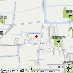 佐賀県佐賀市川副町大字西古賀840周辺の地図