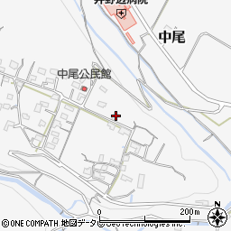 大分県大分市中尾895周辺の地図