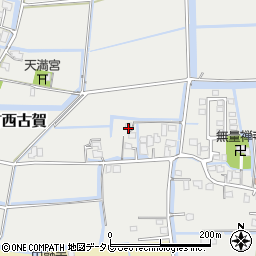 佐賀県佐賀市川副町大字西古賀852周辺の地図
