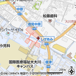 福岡銀行高木病院 ＡＴＭ周辺の地図