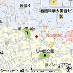 明磧プレスセンター周辺の地図