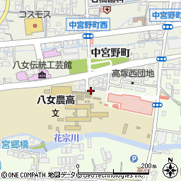 福岡県八女市本町中宮野町2-139周辺の地図