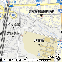 福岡県筑後市和泉255-95周辺の地図