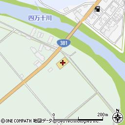 コメリハード＆グリーン窪川店周辺の地図