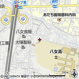 福岡県筑後市和泉278-1周辺の地図