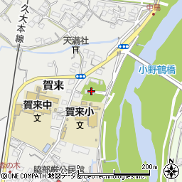 賀来神社周辺の地図