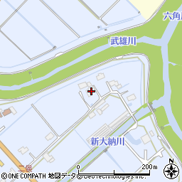 佐賀県武雄市橘町大字片白87周辺の地図
